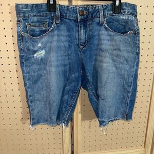 Joe’s‎ denim distressed cut off ex lover short shorts size W27”
